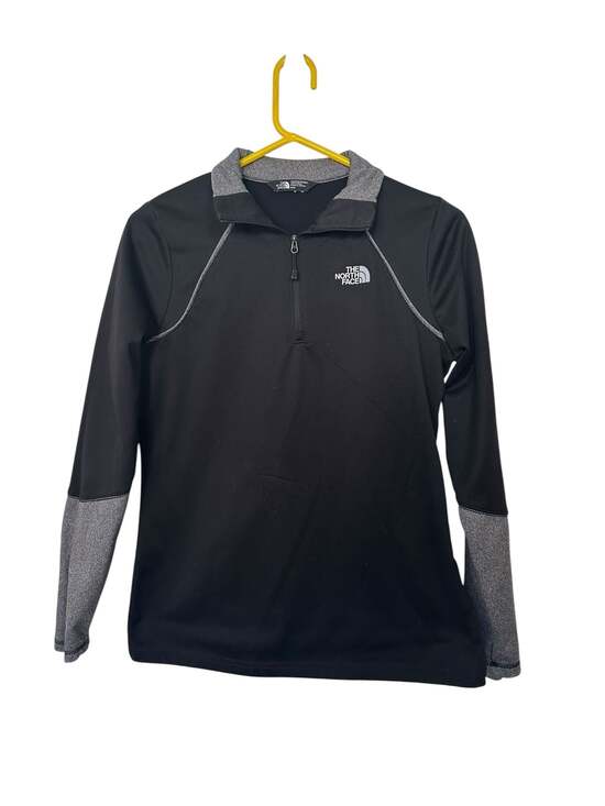 The North Face Tops - The North Face Women’s Medium Black Gray Quarter Zip Pullover Stretch Athletic T